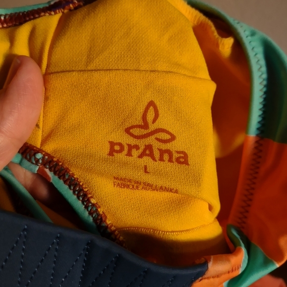 prAna Neolani One-Piece Swimsuit Atlantic Seaglass Women's Size Large - Picture 3 of 4